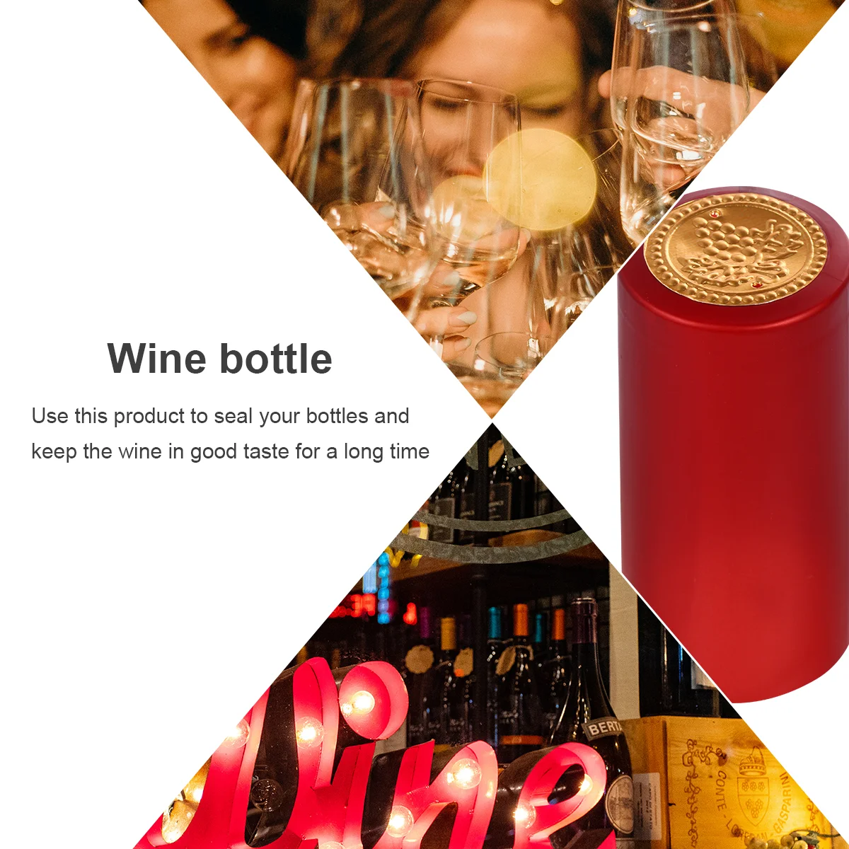 100 шт. красная термоусадочная пленка для бутылок уплотнительная крышка черные