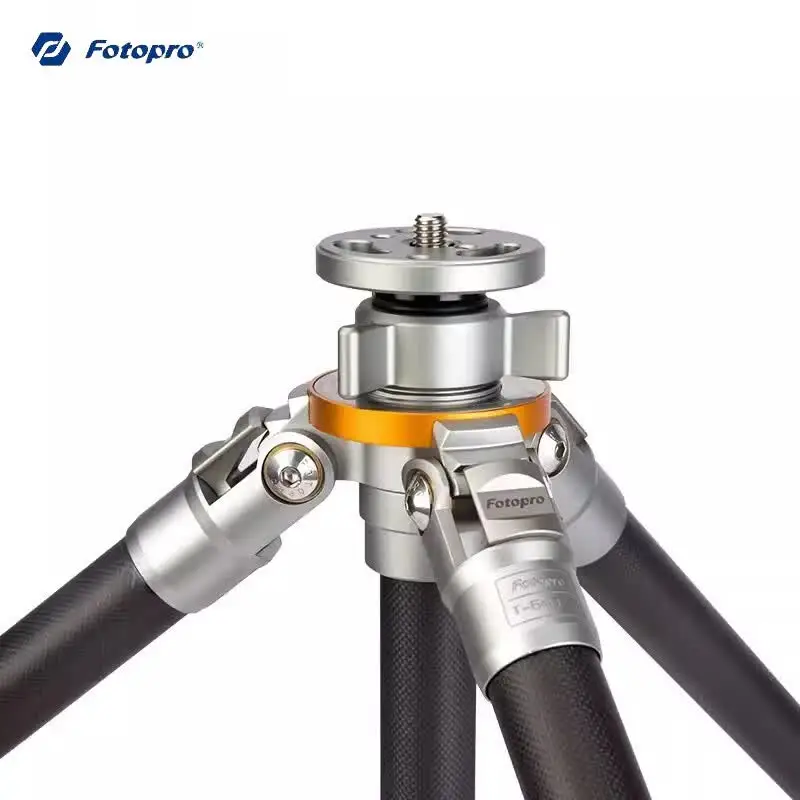 Фото Профессиональный телескопический объектив Fotopro T-64C PRO серии Pan-Tu для любых погодных условий и комплект штатива с головкой из углеродного волокна №3