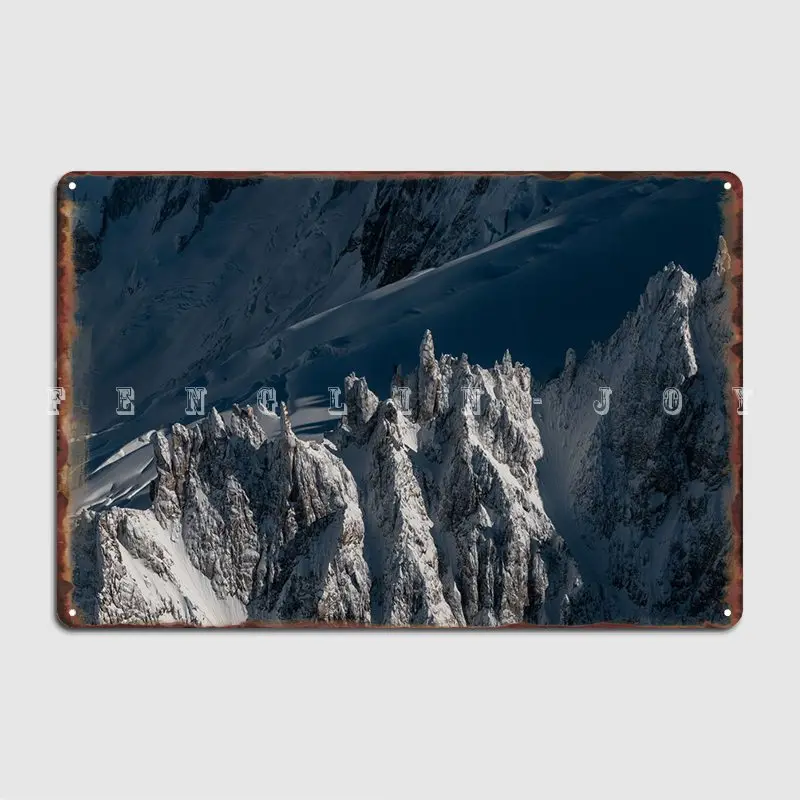 

French Alps Poster Metal Plaque Funny Home Club Party Plaques Tin Sign Poster
