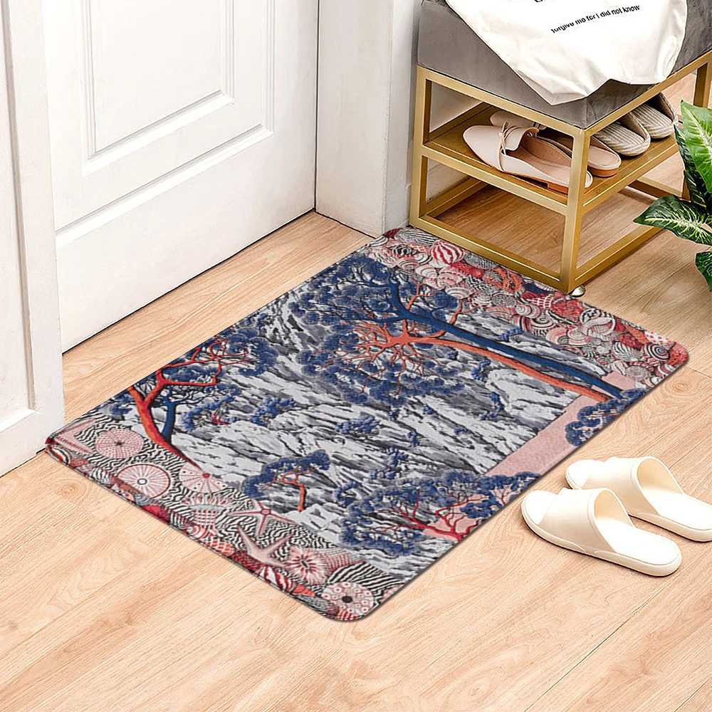 

Коврик для ванной комнаты, маленький коврик для душа, декоративный Впитывающий Коврик для ног, коврик для входной двери, кухонный коврик, ко...