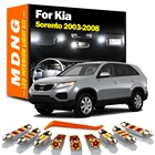 MDNG 14 шт. светодиодная интерьерная с Canbus лампочки комплект освещения для Kia Sorento 2003 2004 2005 2006 2007 2008 лампа для номерного знака
