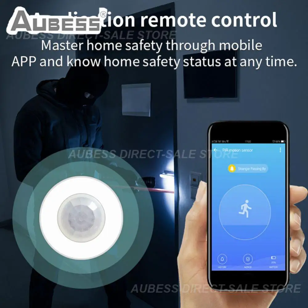 

Alarm Smart Infrared Detection Remote Control Motion Sensor Tuya Infrared Body Sensor Smart Home Wifi Sensor