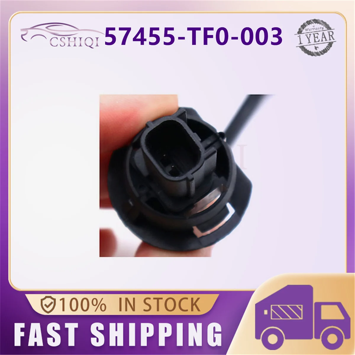 Датчик ABS переднего левого колеса 57455-TF0-003 для Honda CR-Z, Jazz, City, Fit 1.2L, 57455TF0003, 57450-TF0-013, Автозапчасти (art.: 3920d7fe50c6b) - 3920d7fe50c6b