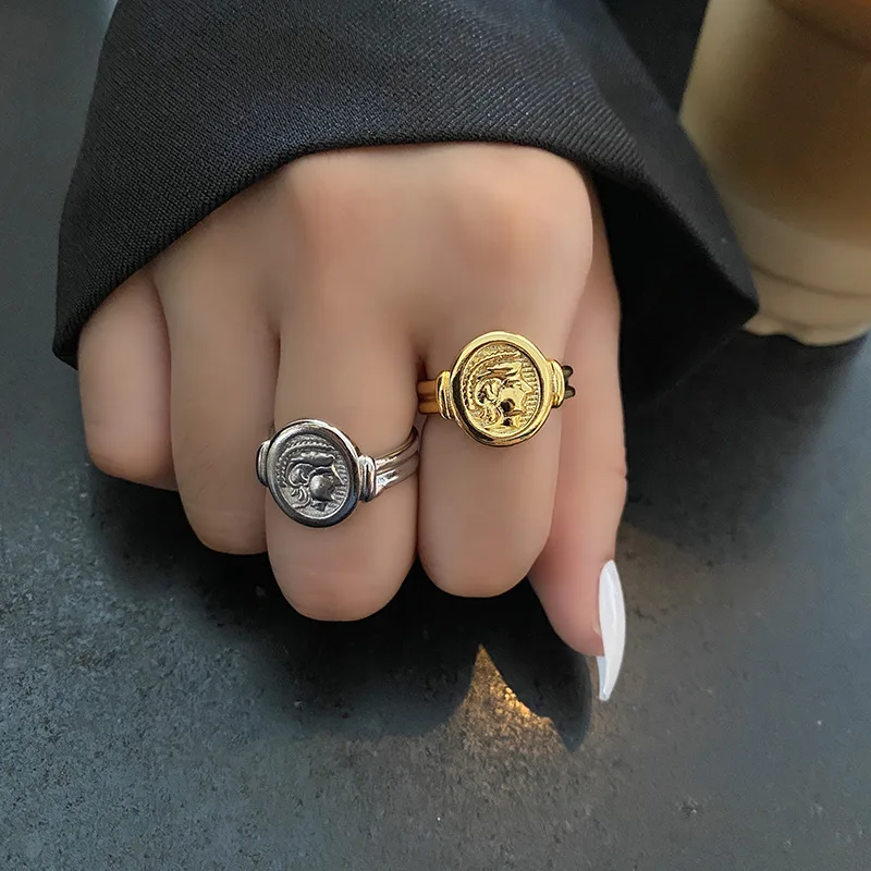 Креативное металлическое кольцо в стиле ретро хип-хоп с фотографией и