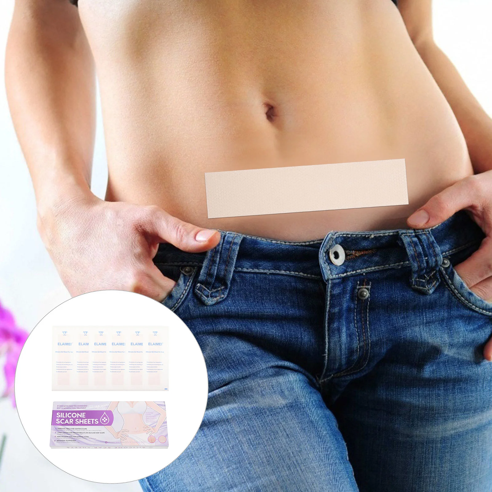 

1 коробка наклеек для смягчения шрамов, листы для лечения шрамов, силиконовая лента для удаления шрамов, пластырь для удаления шрамов, силик...