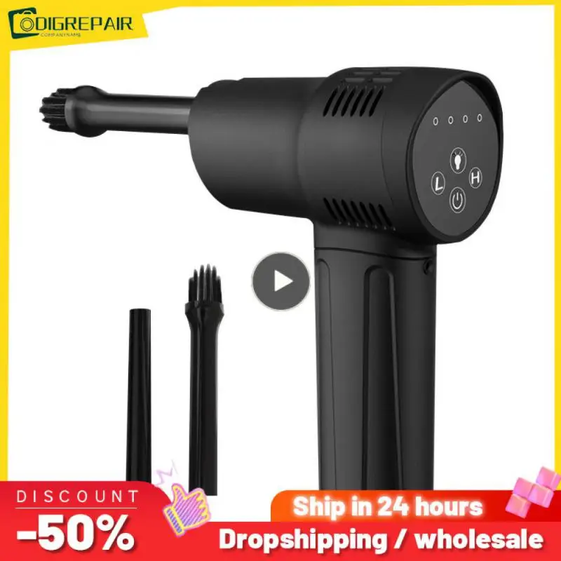 

1/2/3PCS Electric Wireless Air Duster 60000RPM USB Rechargeable Hand Compressed Air Blower For Car Computer Keyboard Camera