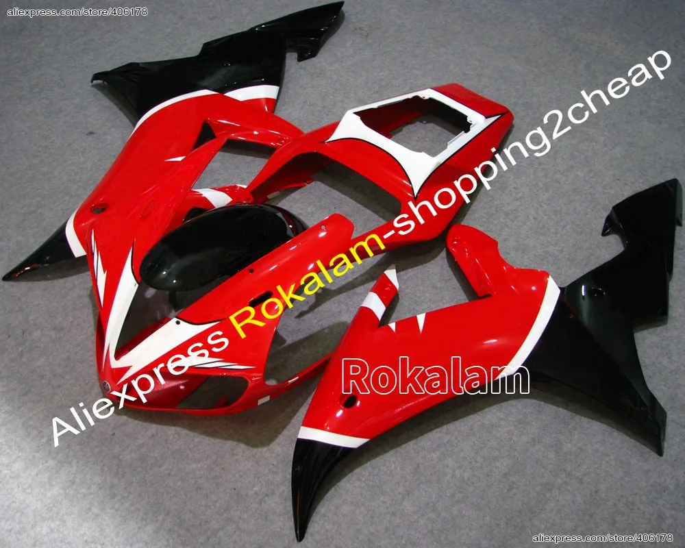 

YZF 1000 R1 02 03 ABS Plastic Fairings For Yamaha YZF R1 2002 2003 Race Bike Red Fairings (Injection Molding)