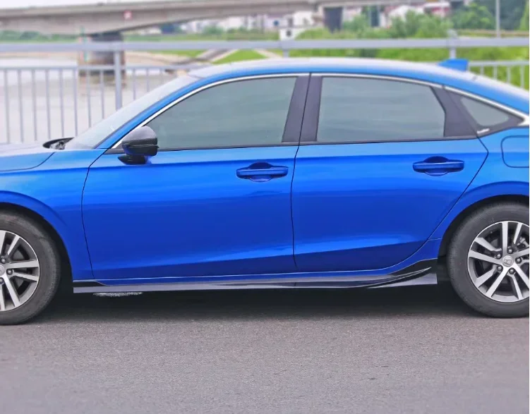 Комплект боковых удлинителей из АБС-пластика для Honda Civic Sedan 2021 2022 2023 2024