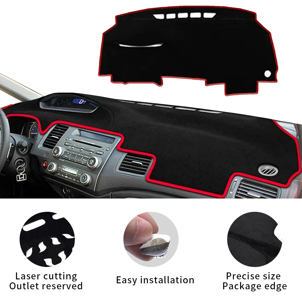 Для Honda Civic Acura CSX 2006 2007 2008 2009 2010 2011 Dashmat Dash Mat Dashboard Cover Pad Солнцезащитный козырек на