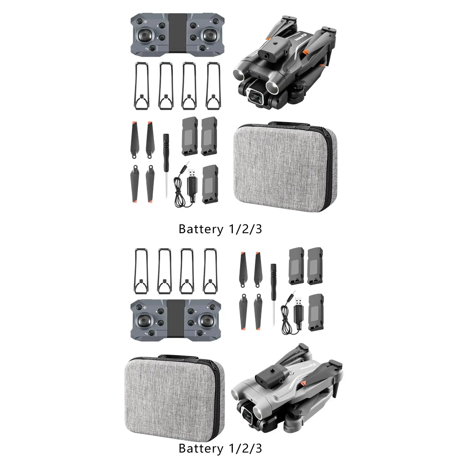 

Foldable Drone Obstacle Avoidance 4K Video Hover for Kids Adults