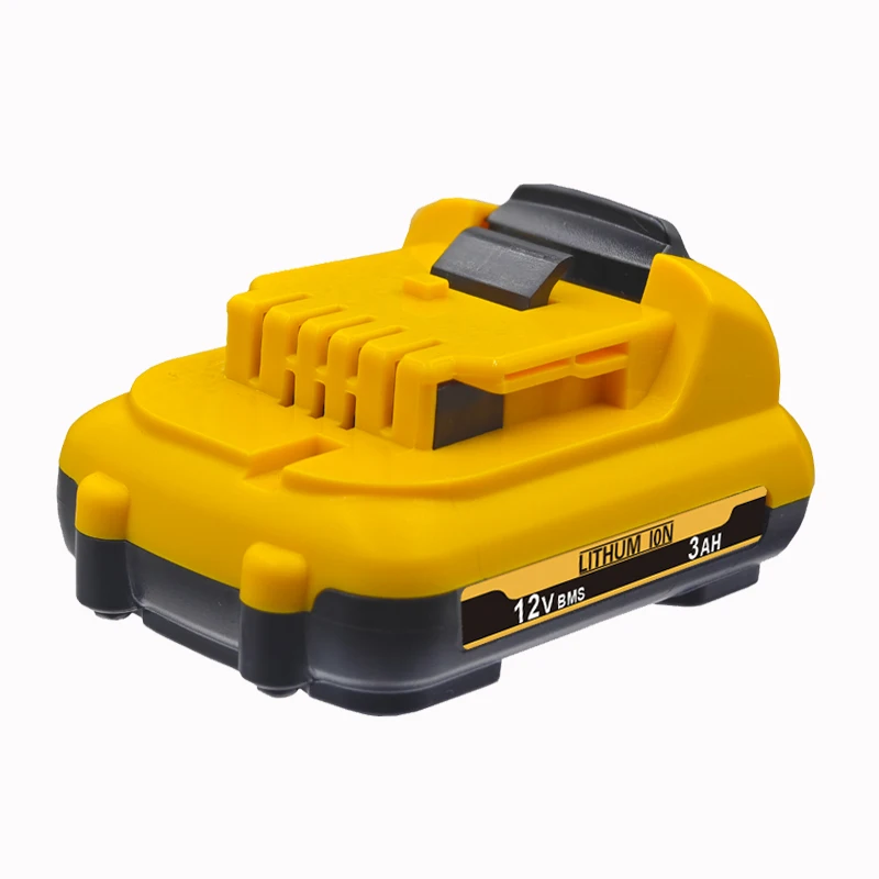 Фото Аккумулятор 12В 3.0Ач для Dewalt DW089LG, совместимый с DCB120, DCB123, DCB125, DCB124, DCB122, DCD710 (для электроинструментов/лазерных уровней) №4