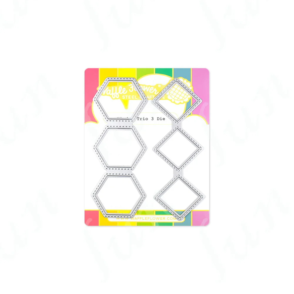 

Metal Cut Die Set Window Trio Cutting Dies Scrapbooking New Arrival 2023 Album Embossing Template Stencil for Painting Mold