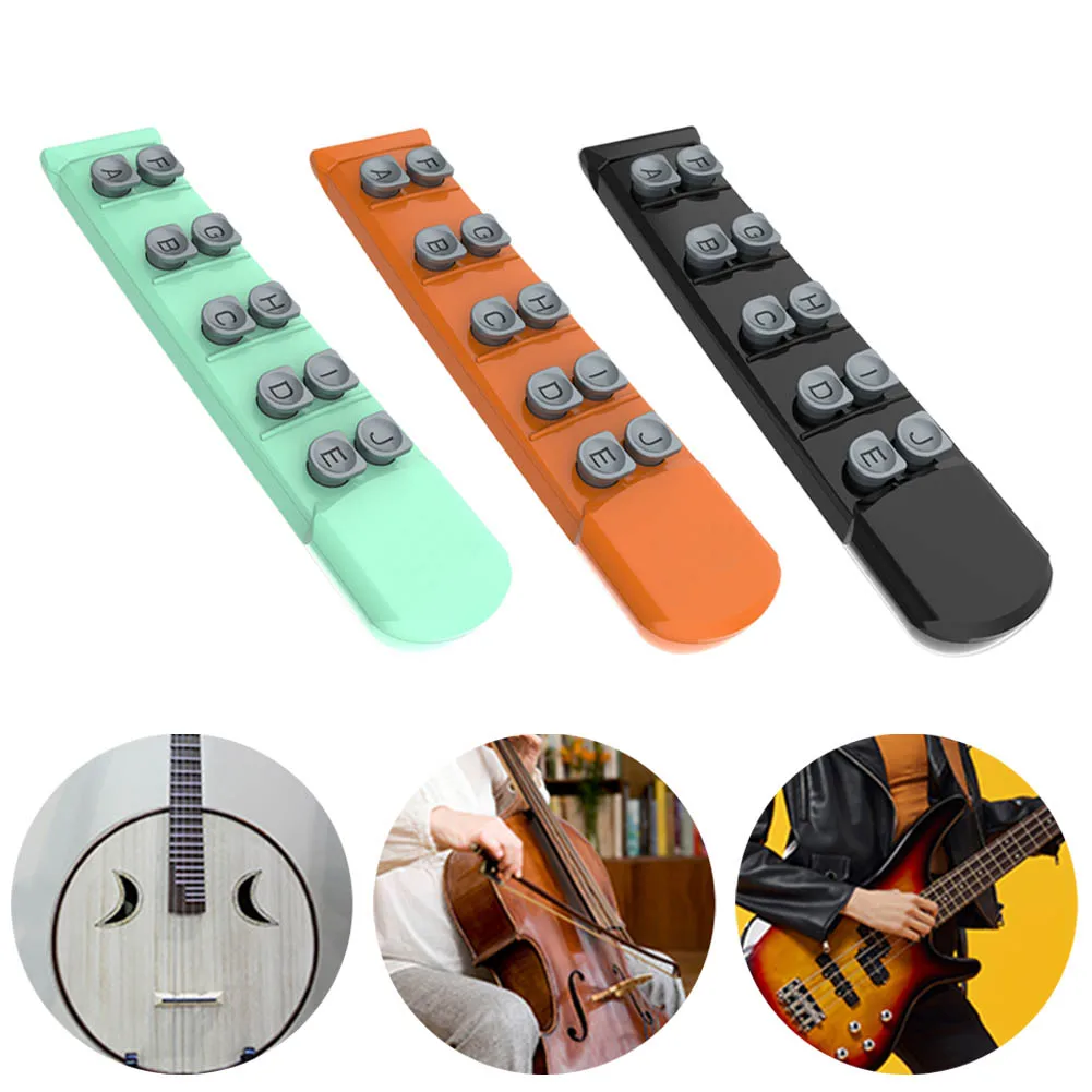 Portable Guitar Chord Trainer Finger Trainer Practice For Bass Ukulele Beginner Musical Instruments Parts Accessories 3Colors