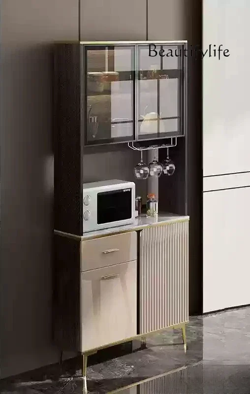 Боковой шкаф из каменной плиты