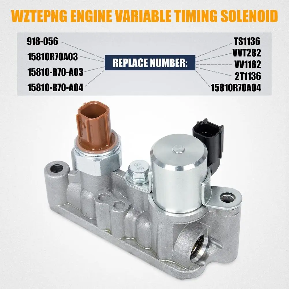 

Car Engine Variable Timing Solenoid Valve Replacement 15810-R70-A03 15810R70A04 Compatible For Pilot