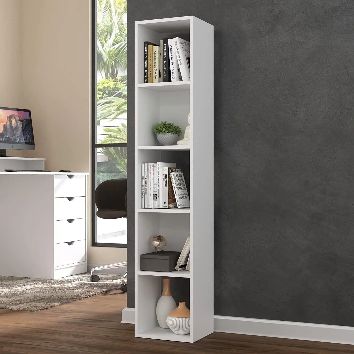 

ESTANTE TORRE 5 NICHOS 150CM BRANCA