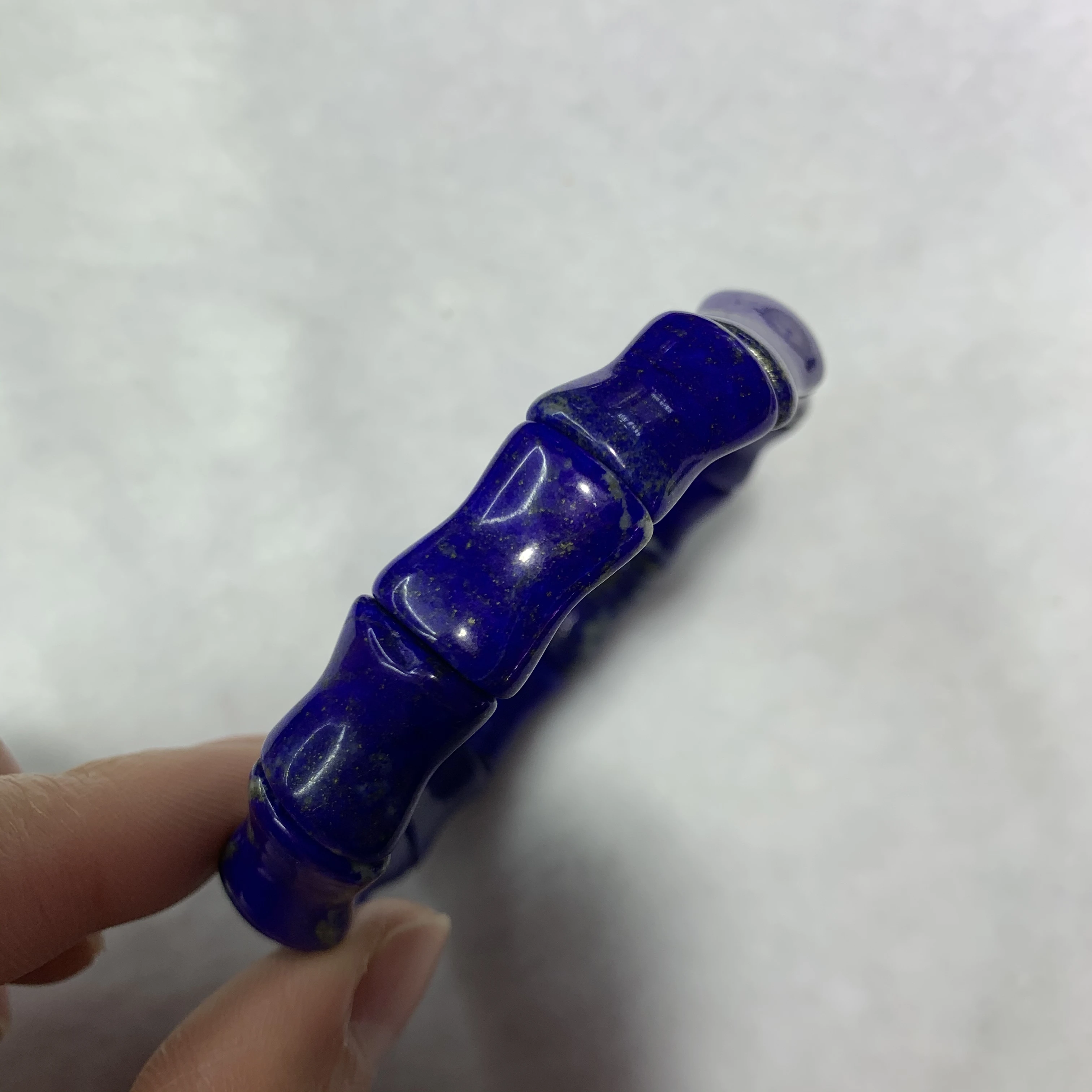 

Браслет из натуральных драгоценных камней ляпис-лазурит, ювелирные изделия из натурального энергетического камня, браслет для женщин и муж...