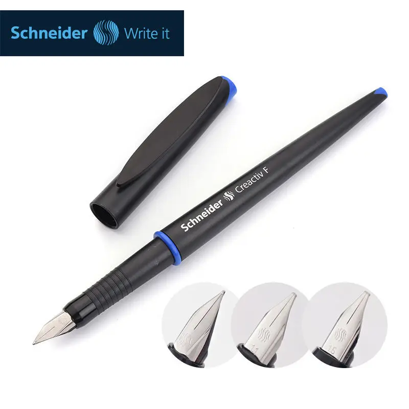 

High Guality German Schneider Art Pen Genuine Font Pen Sketch Pen Creactive Signature Fountain Pen 0.5mm/1.1mm/1.5mm Gift Set