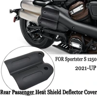2022 nwe motorcycle black rear passenger heat shield deflector cover for sportster s 1250 rh1250 rh 1250 2021 2022