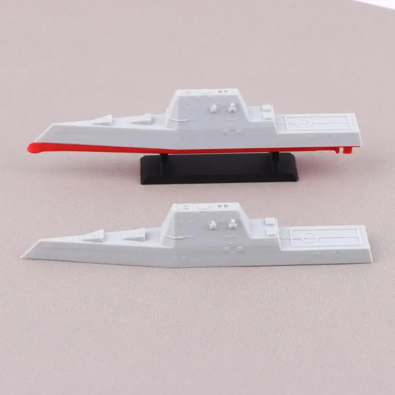 Фото Современная модель эсминца класса Zumwalt, масштаб 1:2000, детализированная, с полным корпусом и водной линией, для любителей моделей судов №3