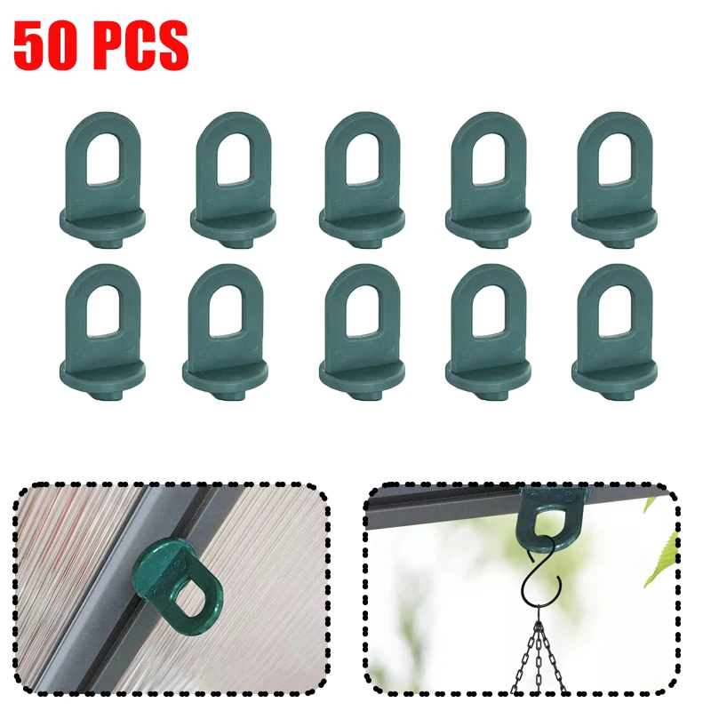 

50Pcs Greenhouse Hanging Hooks Fastener Tied Buckle Hook Plant Vegetable Grafting Clip Greenhouse Clamp Stand Vine Clips