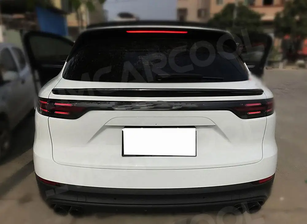 Подходит для Porsche Cayenne SUV 4-дверный 2018 2019 2020 задний средний спойлер багажник из