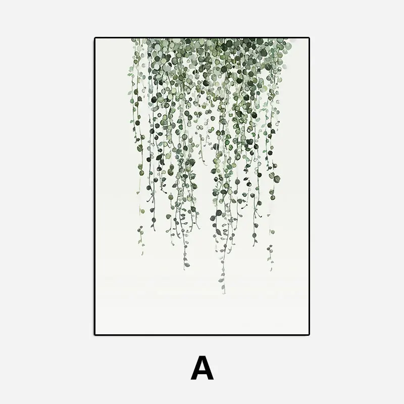 

Декоративные постеры LINLAN Amity, набор из 1 штуки, зеленый, холст