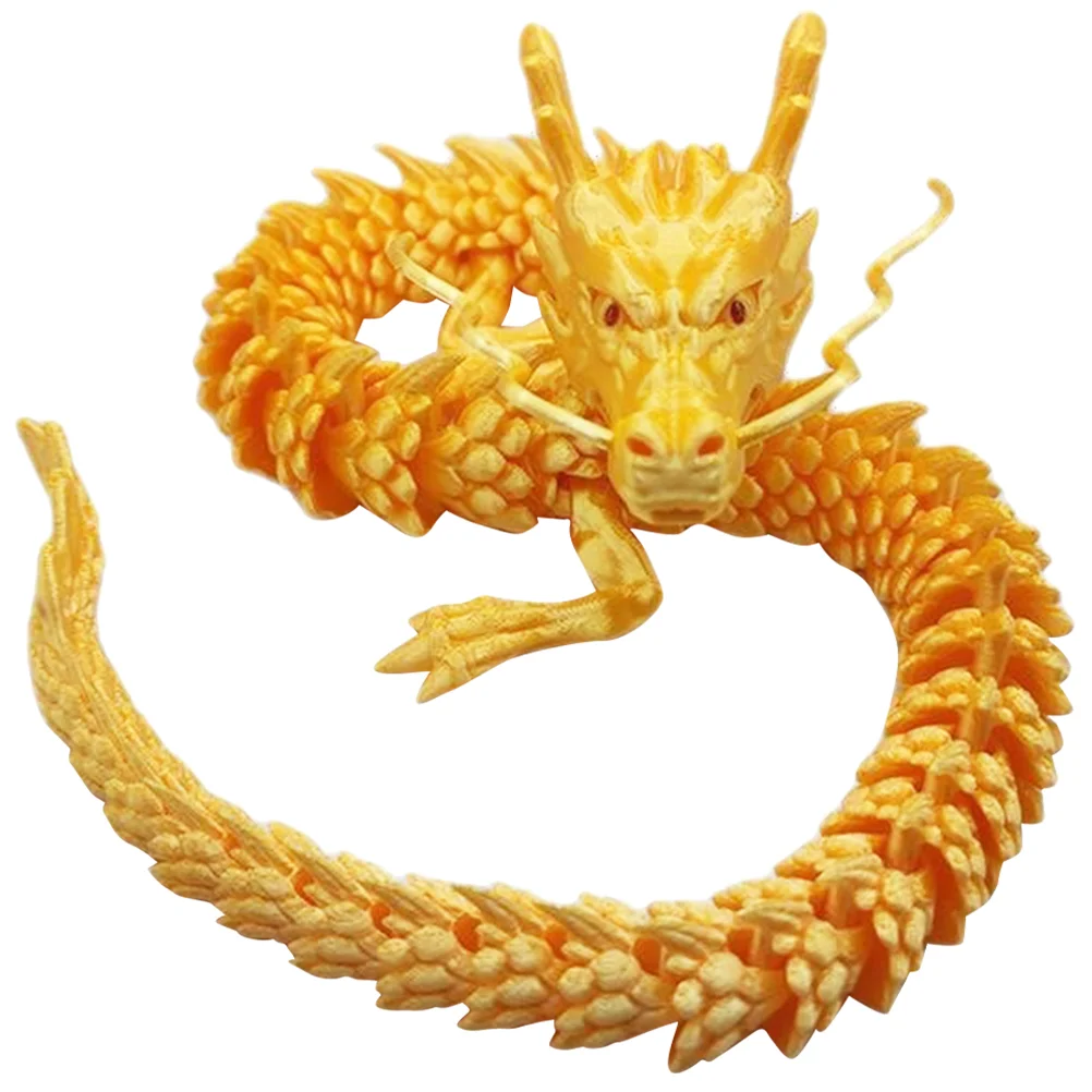 

Desktop Toys Realistic Dragon Action Figure Dragon Fidget Toy Statue Aquarium Decor Joints Dragon Figurines