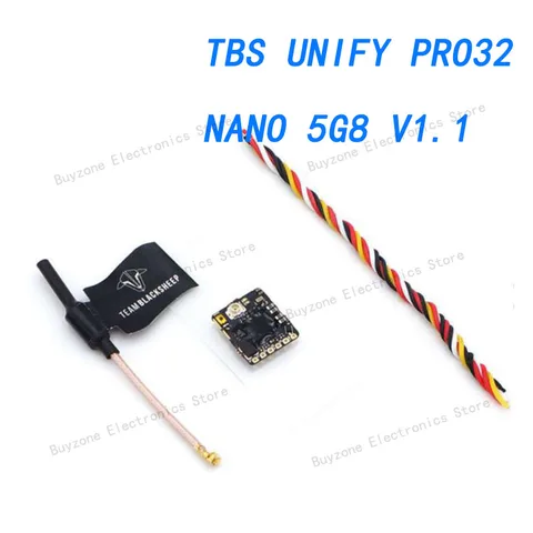 Микро-видеопередатчик TBS UNIFY PRO32 NANO 5G8 V1.1 5,8 ГГц VTX 5,8 ГГц для радиоуправляемого дрона FPV самолета игрушек «сделай сам»