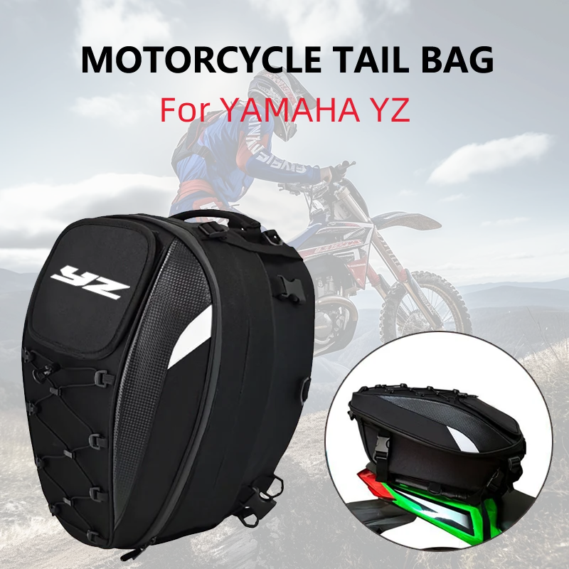 

Motorcycle Tail Bag For YAMAHA YZ 125 250F 250FX 450F 450FX 250 450 F FX Waterproof Large Capacity Multifunction Helmet