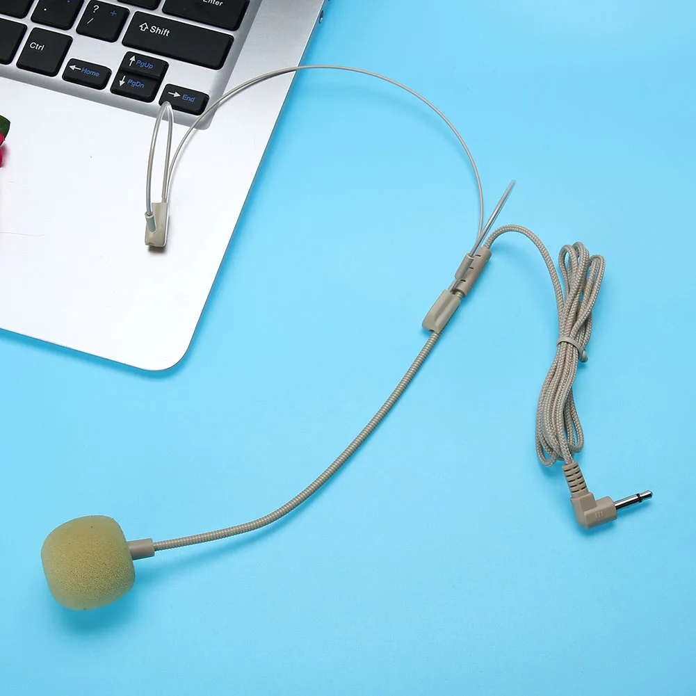 

Skin Color Headset Invisible Microphone for Stage Loudspeakers Amplifier TV