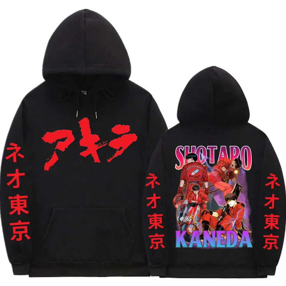 

Anime Akira Kaneda Shotaro Hoodie Sweatshirt Autumn Winter Men Women Fashion Harajuku Manga Hoodies Man Hip Hop Loose Streetwear