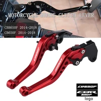 short brake clutch levers fit for honda cbr650f cb650f 2014 2018 motorcycle accessories cb 650f cbr 650 f 2017 2016 2015