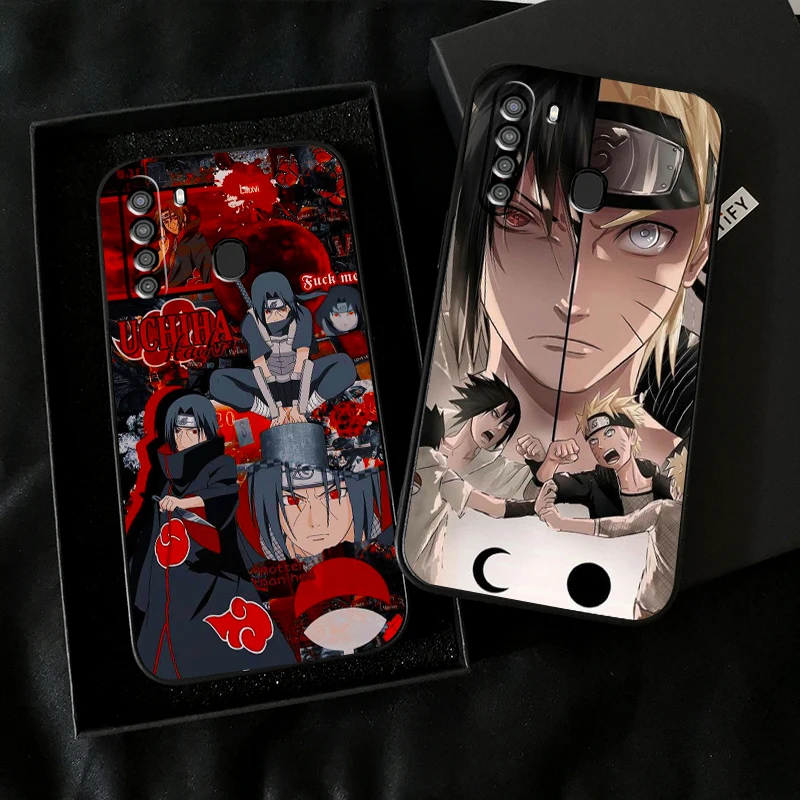

NARUTO Anime Phone Case For Samsung Galaxy A32 4G 5G A51 4G 5G A71 4G 5G A72 4G 5G Coque Soft Black Funda Silicone Cover