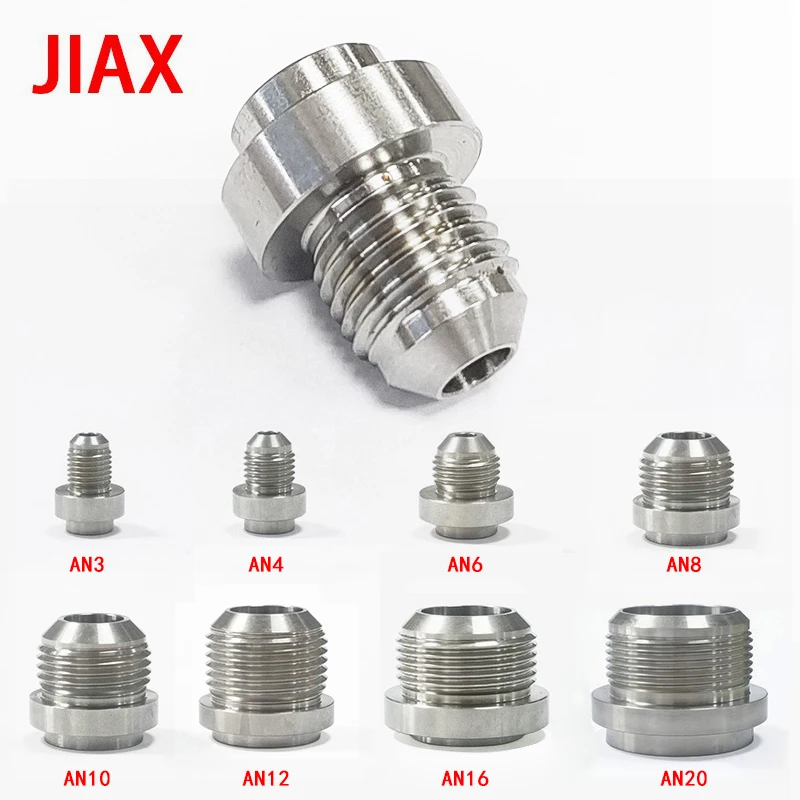 

AN3 AN4 AN6 AN8 AN10 AN12 AN16 an20 алюминиевый соединитель для сварки, переходник с наружной резьбой, соединительная муфта, автомобильные аксессуары