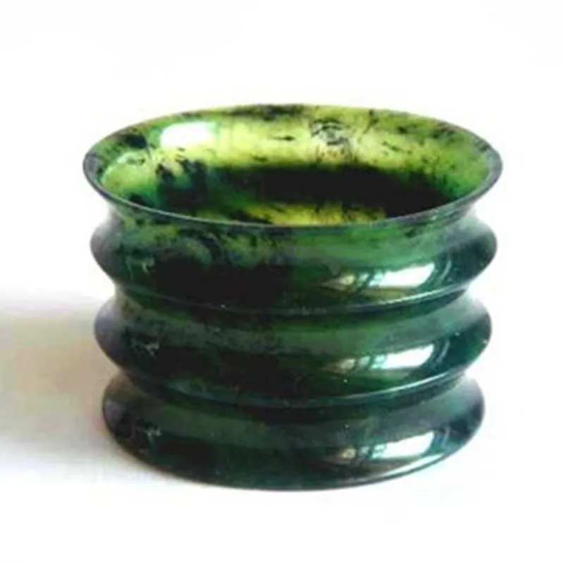 

Chinese Handmade Jade Wine Glass, Tea Cup, Bamboo Cup, Live Magnetic Health Jade