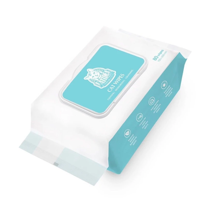 

100pcs/set Soft Pet Grooming Wet Wipes Clean Disinfection Tissue Pet Dogs Clean Pets Towel Pet Grooming Cleaning Supplies