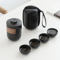 ceramic porcelain kung fu tea set teaware tea pot and cup set travel tea set portable one pot and four cups