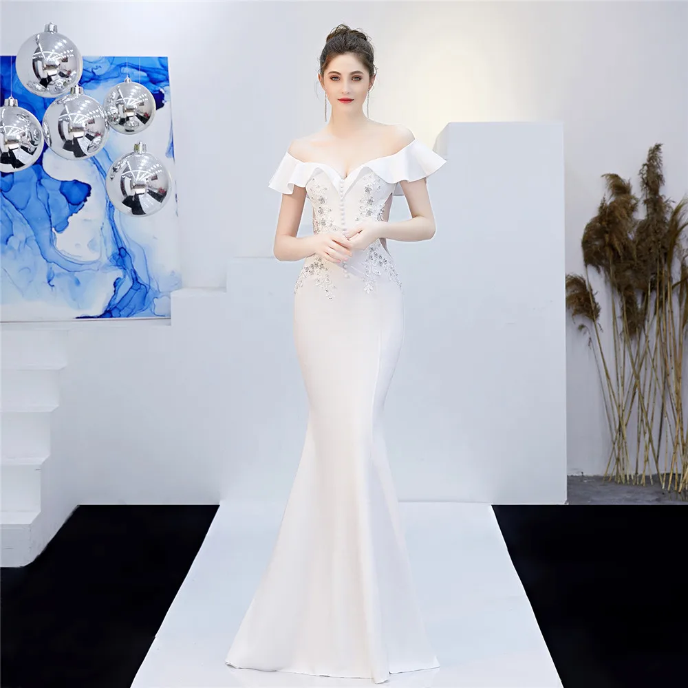 Женское элегантное вечернее платье макси с v-образным вырезом и цветочным