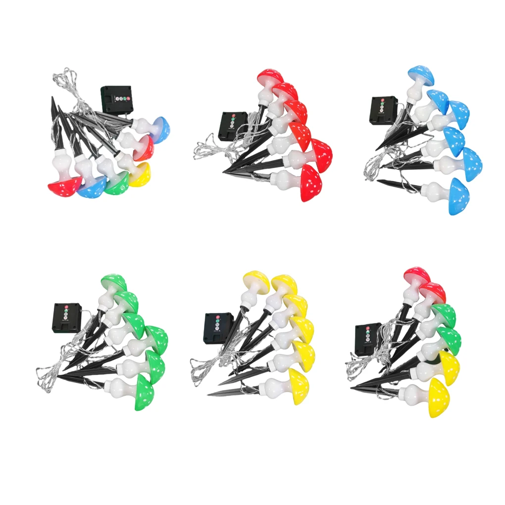 

Газон патио гриб лампа подъездная дорожка питание от солнечной энергии перезаряжаемая Ночная лампа