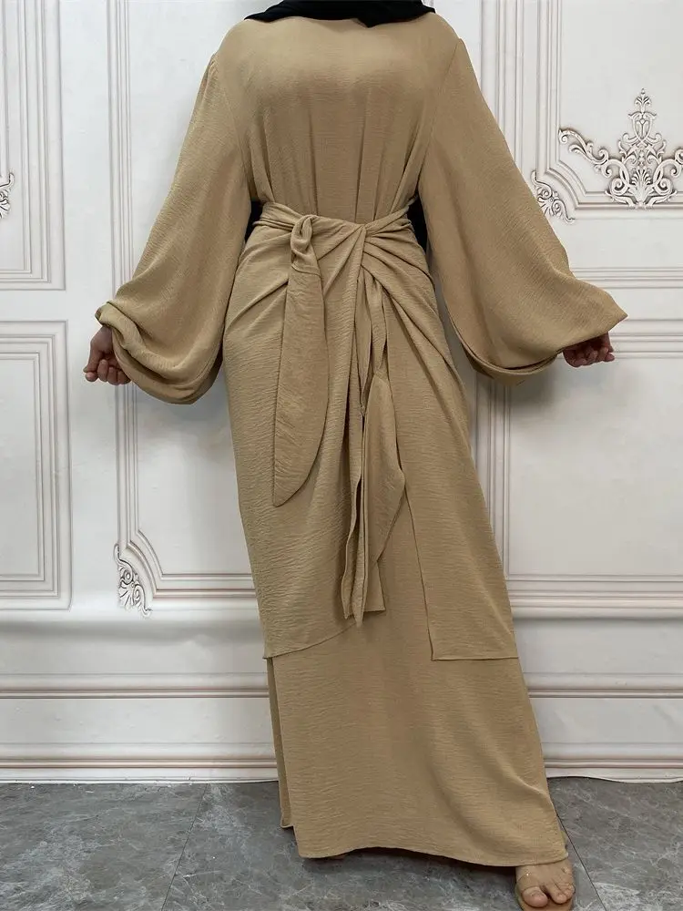 Abayas For Women Ramadan Dubai Abaya Turkey Islam Muslim Sets Hijab Modest Dress Robe Longue Femme Ensembles Musulmans Vestido