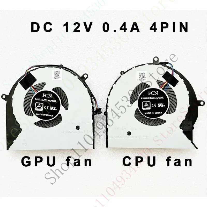 Фото QZC ноутбук CPU GPU вентилятор кулер радиатор для Asus ROG Strix gl503vm gl703vm fx63v fx63vm fz63vm fx63vm7300 fx63vm7700 №5