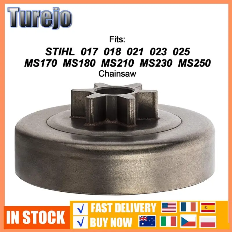 

3/8 Pitch 6T Clutch Drum Sprocket Washer E-Clip Kit For 017 018 021 023 025 MS170 MS180 MS210 MS230 MS250 Chainsaw Power Tools