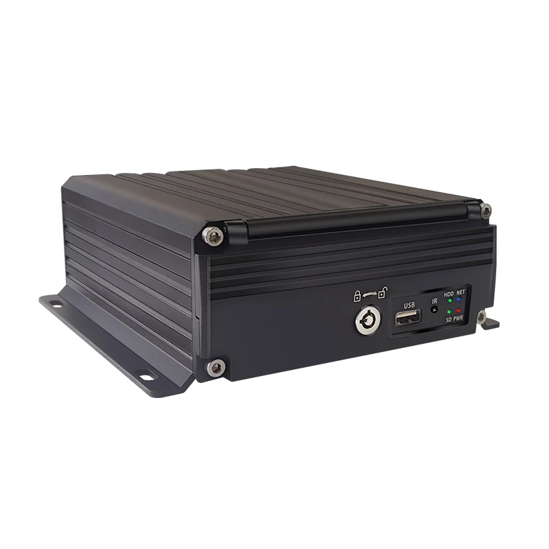 Мобильный видеорегистратор 4 канала Автомобильный черный ящик HDD 1080p MDVR ST9804 для