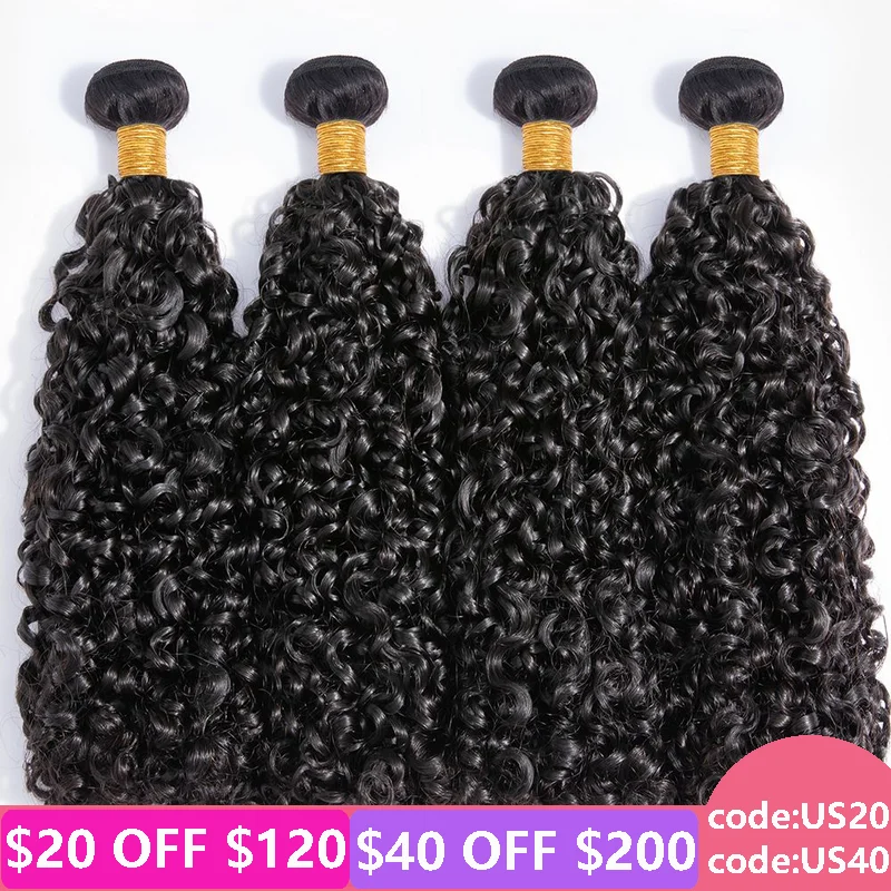 Spiral Curly 10A Human Hair Bundles Peruvian Hair Weave Bundles Remy Hair Extensiones Deep Curly 3B-3C Hair Bundles No Tangle