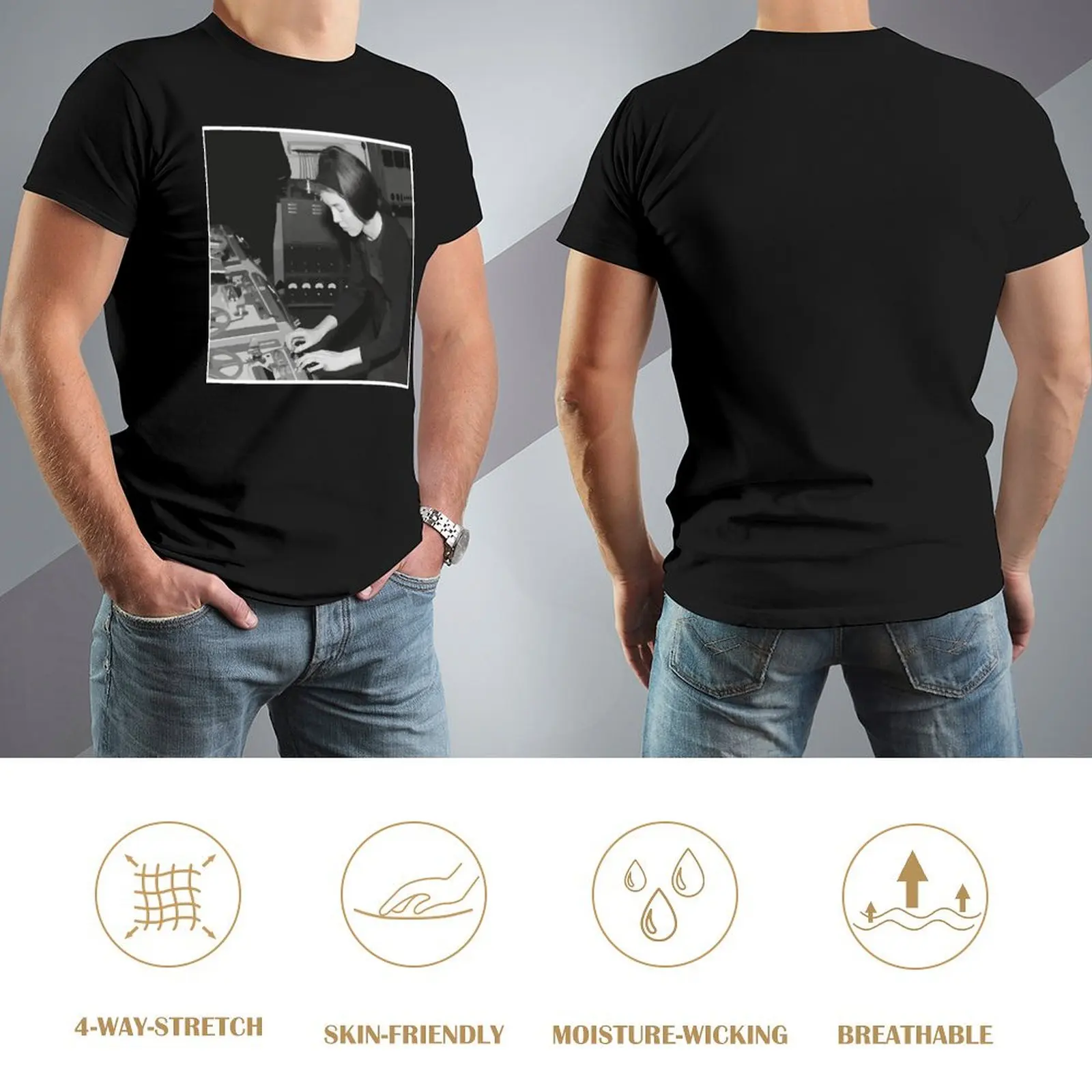 Футболка Delia Derbyshire с графикой для мальчиков и животным принтом быстросохнущие