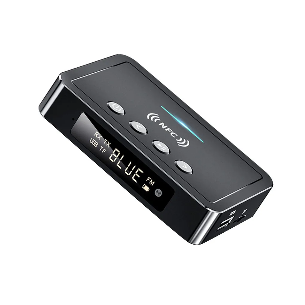 

Bluetooth-совместимый 5,0 приемник передатчик FM стерео AUX 3,5 мм разъем RCA оптический Громкая связь NFC Bluetooth аудио адаптер ТВ