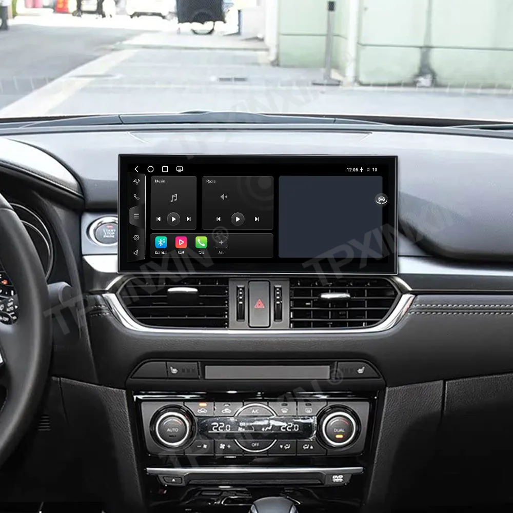 15,8-дюймовый мультимедийный центр Qualcomm для Mazda 6 Atenza 2017-2019 с Android Auto, GPS-навигацией, аудиосистемой, автомагнитолой и головным устройством (art.: 3920d4f034f27) - 3920d4f034f27