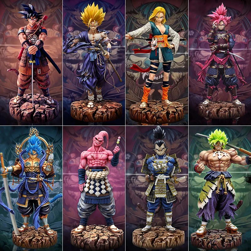 

Anime Dragon Ball Figure Action Figure LK Samurai Series Rose Goku Vegeta Gk Accessories Pvc Model Doll Classic Toys Decoration