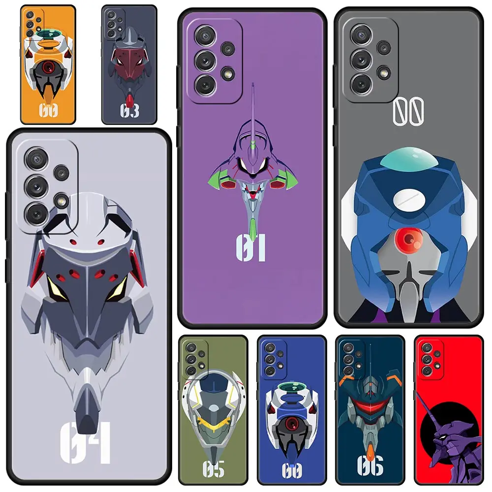 

Genesis Evangelion Cartoon Phone Case for Samsung Galaxy A72 A51 A71 A21S A12 A11 A31 A52S A41 A32 A01 A22 A03S A13 5G Cover